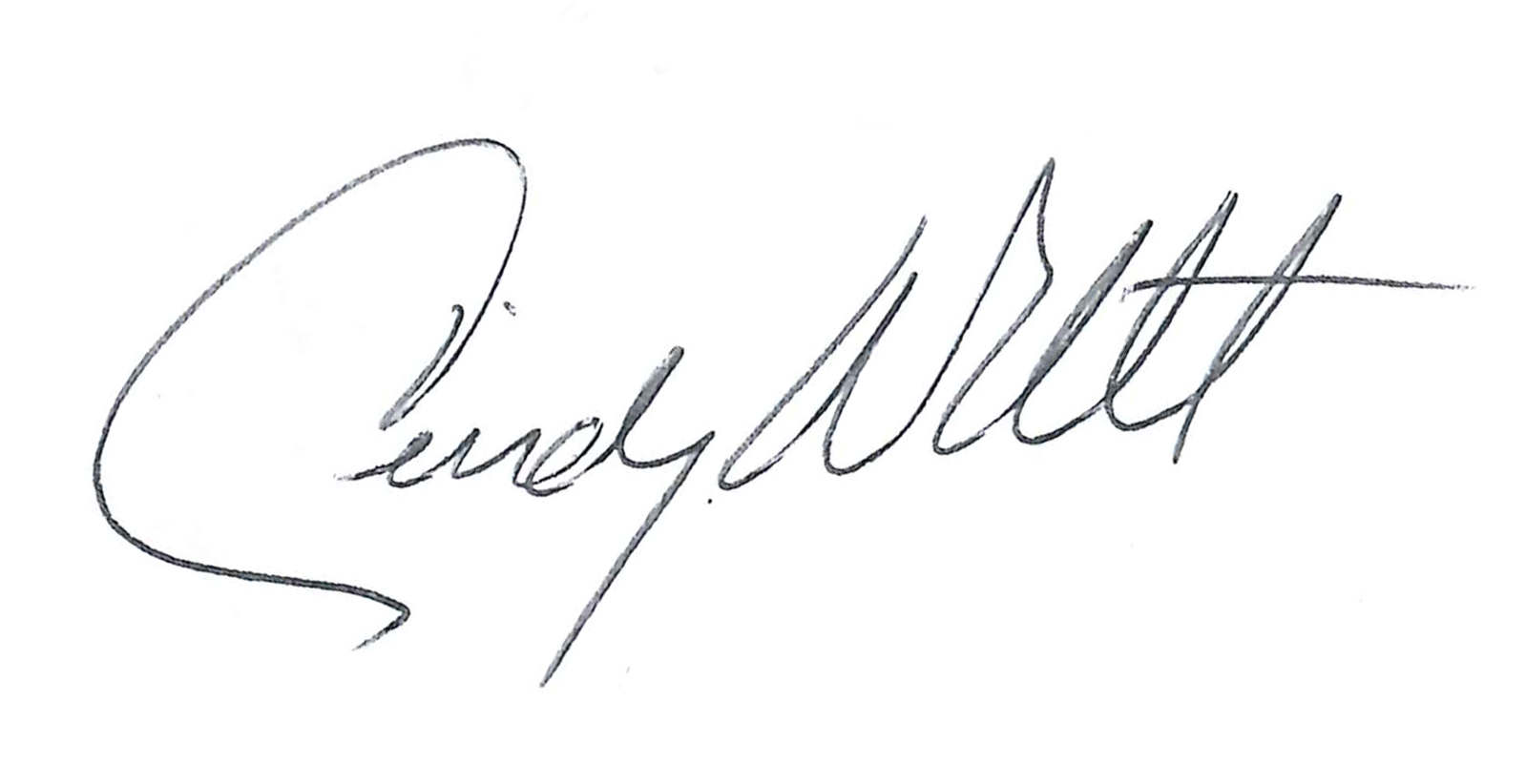Cindy Whitt signature